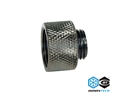 Reducing Bush G1/4 Outer Thread To G3/8 Inner Thread Knurled Black Nickel